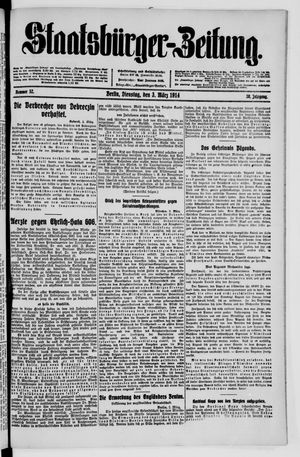 Staatsbürger-Zeitung on Mar 3, 1914