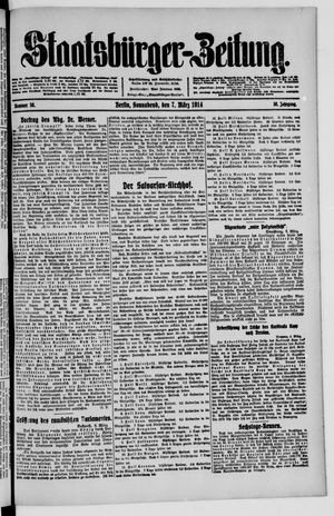 Staatsbürger-Zeitung vom 07.03.1914