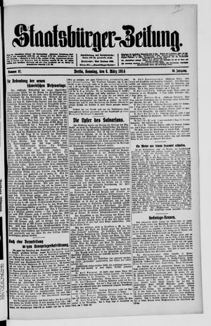 Staatsbürger-Zeitung vom 08.03.1914