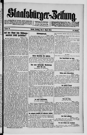 Staatsbürger-Zeitung vom 03.04.1914