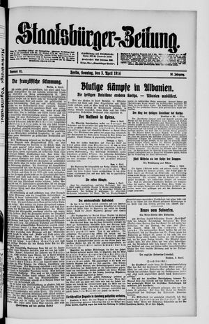 Staatsbürger-Zeitung vom 05.04.1914
