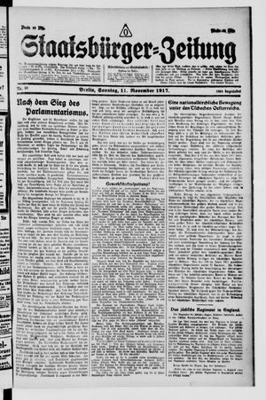 Staatsbürger-Zeitung vom 11.11.1917