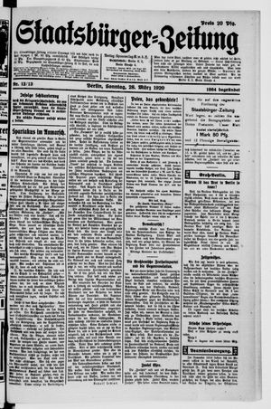Staatsbürger-Zeitung vom 28.03.1920