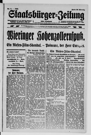 Staatsbürger-Zeitung vom 26.02.1922