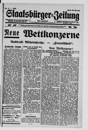 Staatsbürger-Zeitung vom 12.03.1922