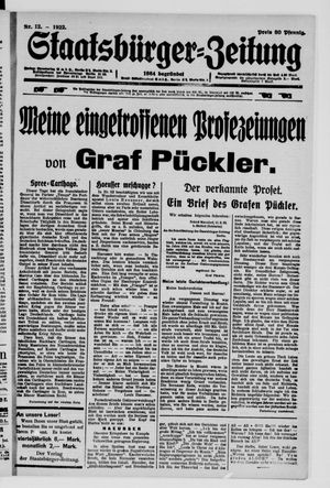 Staatsbürger-Zeitung vom 19.03.1922