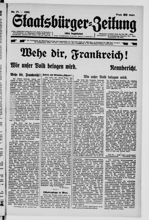Staatsbürger-Zeitung vom 29.04.1923