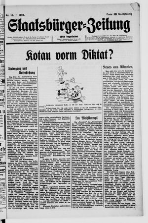 Staatsbürger-Zeitung on Apr 20, 1924