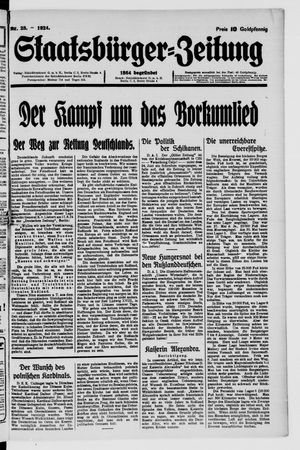 Staatsbürger-Zeitung vom 13.07.1924