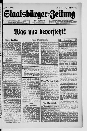 Staatsbürger-Zeitung vom 03.08.1924