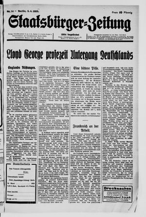 Staatsbürger-Zeitung on Apr 5, 1925
