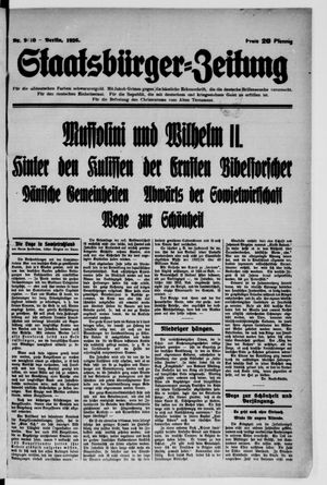 Staatsbürger-Zeitung on Mar 21, 1926
