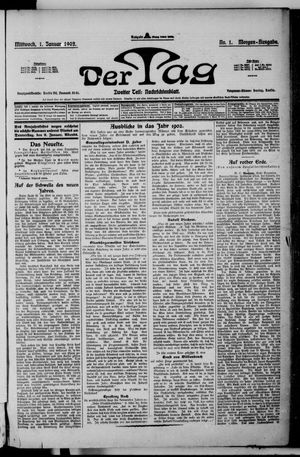 Der Tag on Jan 2, 1900