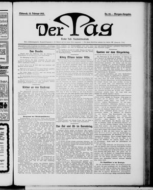 Der Tag vom 13.02.1901