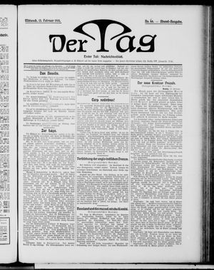 Der Tag vom 13.02.1901