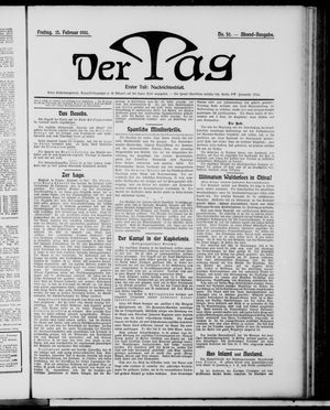 Der Tag vom 15.02.1901