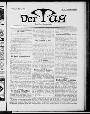 Der Tag vom 17.02.1901