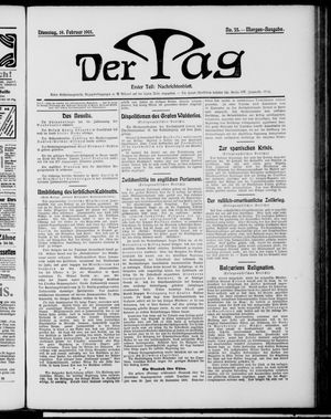 Der Tag on Feb 19, 1901