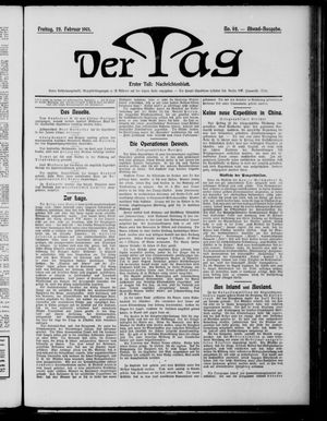 Der Tag vom 22.02.1901