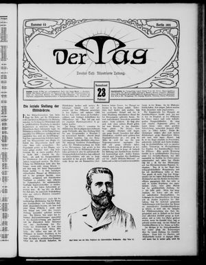 Der Tag vom 23.02.1901