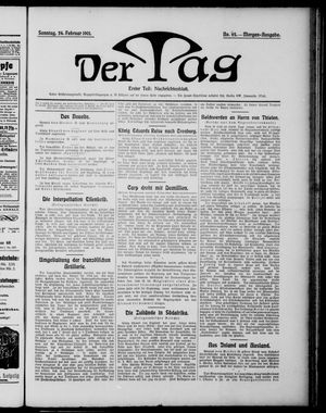 Der Tag vom 24.02.1901