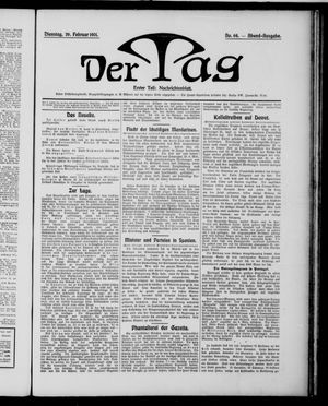 Der Tag vom 26.02.1901