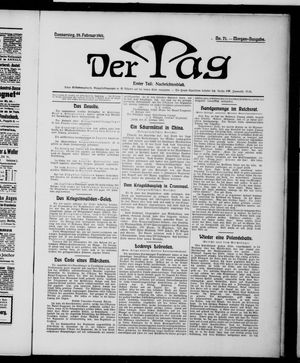 Der Tag vom 28.02.1901