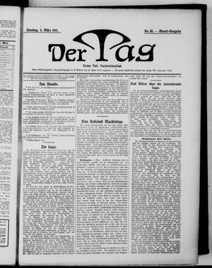 Der Tag vom 05.03.1901