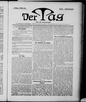 Der Tag vom 08.03.1901