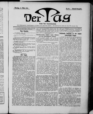 Der Tag vom 11.03.1901