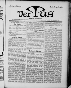 Der Tag vom 12.03.1901