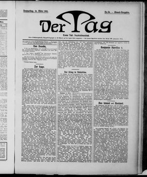Der Tag vom 14.03.1901