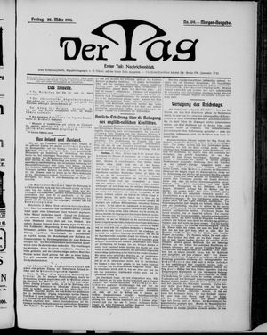 Der Tag vom 22.03.1901
