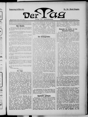 Der Tag vom 28.03.1901