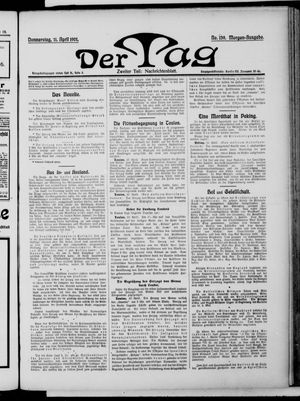 Der Tag on Apr 11, 1901