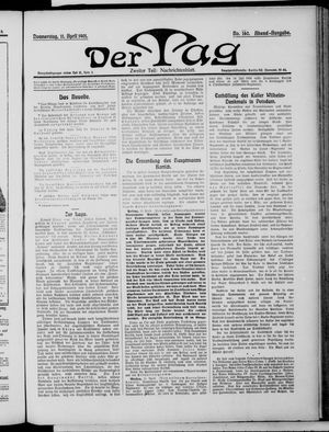 Der Tag on Apr 11, 1901