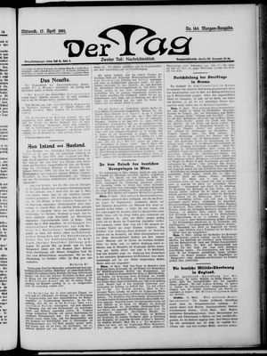 Der Tag vom 17.04.1901