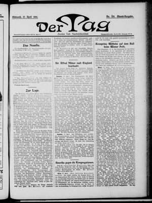 Der Tag vom 17.04.1901