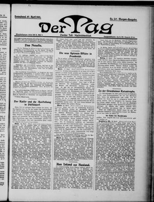 Der Tag vom 27.04.1901