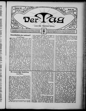 Der Tag vom 28.04.1901