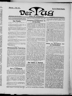 Der Tag vom 01.05.1901