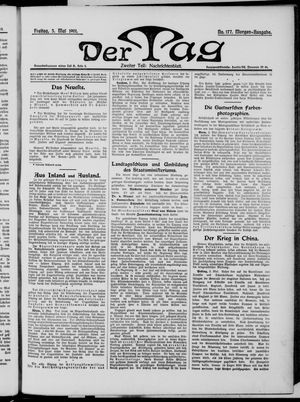 Der Tag vom 03.05.1901