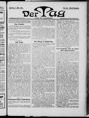 Der Tag vom 07.05.1901