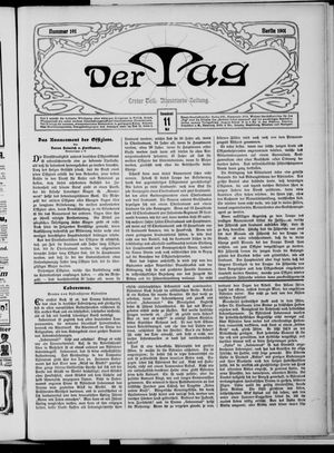 Der Tag vom 11.05.1901
