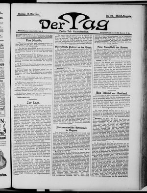 Der Tag vom 13.05.1901