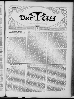 Der Tag vom 15.05.1901