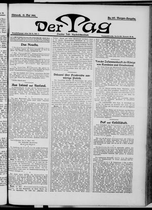 Der Tag vom 15.05.1901