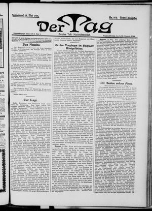 Der Tag vom 18.05.1901
