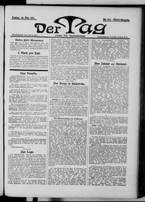 Der Tag vom 24.05.1901