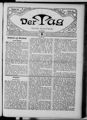 Der Tag vom 25.05.1901